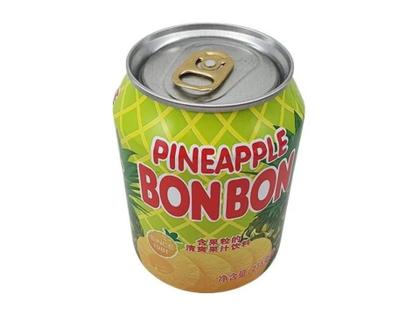 Imagem de Suco de Abacaxi Bonbon com Pedaços Importado 238 ml - 3 unid