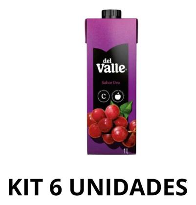 Imagem de Suco De Uva Del Valle Néctar Kit 6unidades