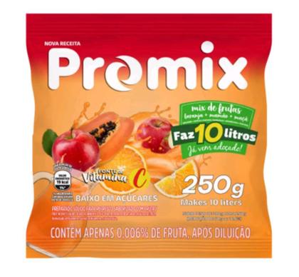Imagem de Suco Refresco Em Pó Promix Sabores Variados - 10 Pacotes