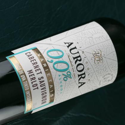 Imagem de Suco Varietal sem Álcool Cabernet Sauvignon e Merlot 750ml - Aurora