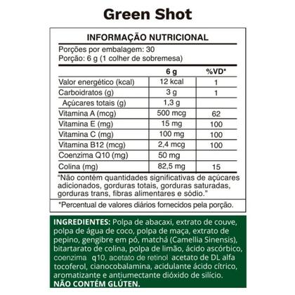 Imagem de Suco Verde Green Shot 30 Doses 180g - Ocean Drop