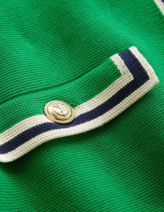 Imagem de Suéter de cardigã YEXPINE Open Front Color Block Green Feminino