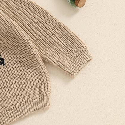 Imagem de Suéter de Natal Aopwsrlyi Toddler Baby Reindeer 12-18M