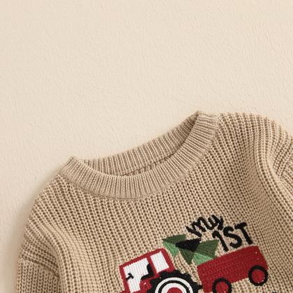 Imagem de Suéter de Natal Aopwsrlyi Toddler Baby Reindeer 12-18M