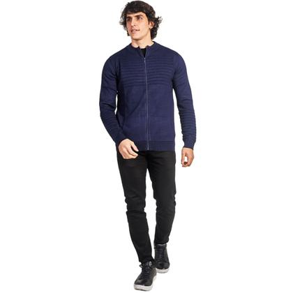 Imagem de Suéter Detalhado Masculino Com Zíper Inverno