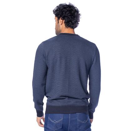 Imagem de Suéter Masculino John Sailor Texturizado Gola Careca Marinho