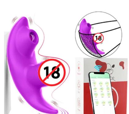 Imagem de Sugador de Clitóris Com Controle POR APP 10 Velocidades Sandy Vibrador Super Potente Para Ponto G  EMBALAGEM DISCRETA