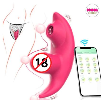 Imagem de Sugador de Clitóris Com Controle POR APP 10 Velocidades Sandy Vibrador Super Potente Para Ponto G  EMBALAGEM DISCRETA