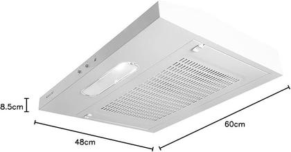 Imagem de Suggar Branco Para Fogão de 4 Bocas Depurador Exaustor Slim 60Cm B DPS162BR Suggar 220V