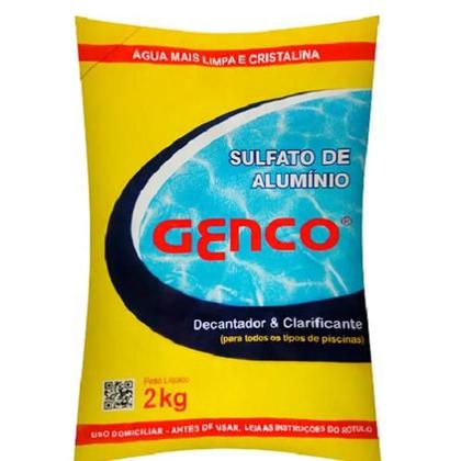 Imagem de Sulfato Alumínio Decantador Clarificante Piscinas Genco 2 Kg