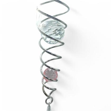 Imagem de Suncatcher Captador Catalisador Energia Fengshui Rosa 30cm