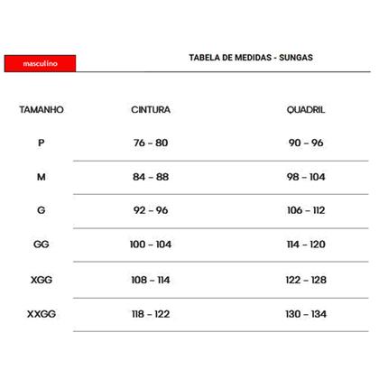 Imagem de Sunga Estampada Listra Mash Plus Size - 303.73X