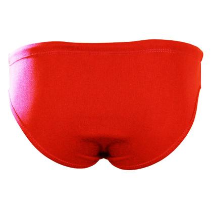 Imagem de Sunga Slip Lateral Fina (7 cm) Pé na Água Vermelha Helanca - H001