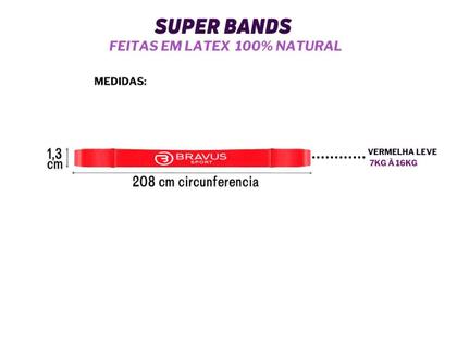 Imagem de Super Band Leve 1.3 Bravus Sport Borracha Elástico