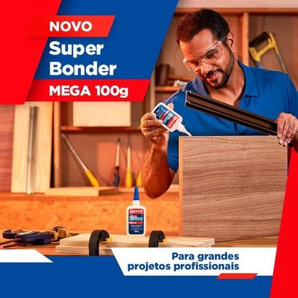 Imagem de Super Bonder Mega 100g - display c/ 4 un