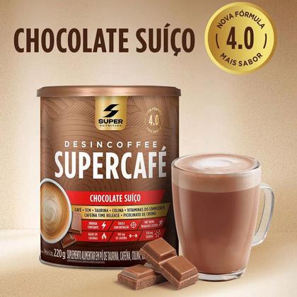 Imagem de Super Café Desincha Desincoffee Termogenico Pre Treino Desinchá 220gr