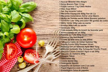 Imagem de Super Cesta Basica Mensal Completa Produtos Marca 50 Itens