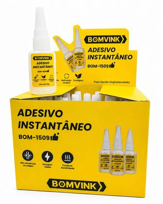 Imagem de Super Cola Instantânea Adesivo Ceramica Couro Madeira Vidros