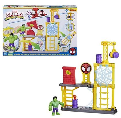 Imagem de Super Combo Com 4 Playsets Com Bonecos Spidey Amazing Friends Aventuras na Cidade - City Bloks - Hasbro