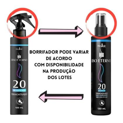 Imagem de Super Condicionante Mary Life Uso Eterno Termoativado Spray 130ml Kit 8 Unidades