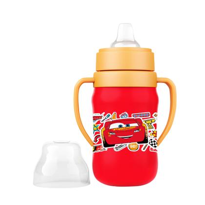 Imagem de Super Copo Treinamento 300ml com Alça e Bico Flexível Carros Disney BabyGo