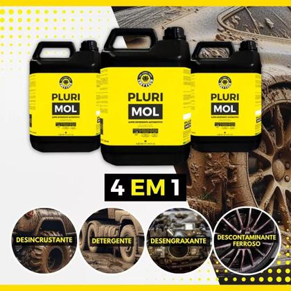 Imagem de Super Detergente Auto Moto 4 em 1 Pluri Mol Easy Tech 5l