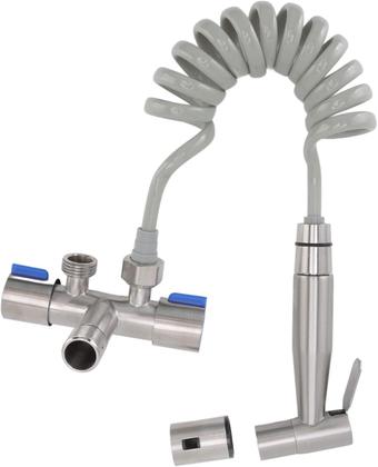 Imagem de Super Ducha Higiênica Com Duas Saídas De 1.2 Mm Super Prática aço inox 304