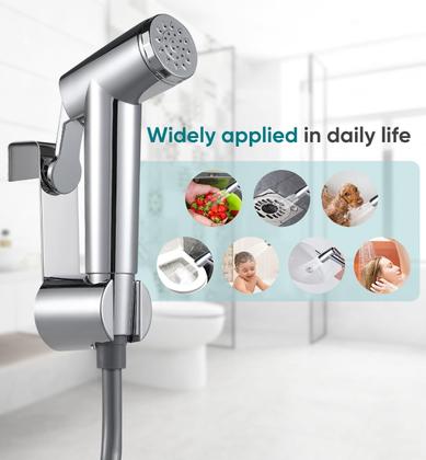 Imagem de Super Ducha Higiênica Com Duas Saídas De 1/2 Mm Super Prática aço inox 304