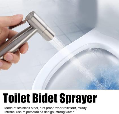 Imagem de Super Ducha Higiênica Com Duas Saídas De 1/2 Mm Super Prática aço inox 304