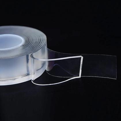 Imagem de Super Fita Mágica Adesiva Dupla Face Forte E Lavável 2mts BOM1301