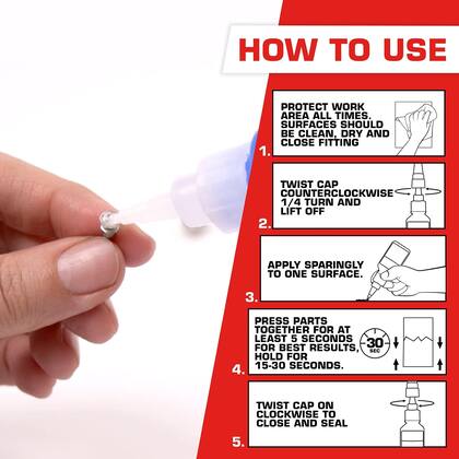 Imagem de Super Glue Loctite Liquid Professional, 4 ml, pacote transparente com 12