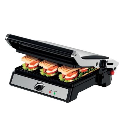 Imagem de Super Grill e Sanduicheira Arno GGRA Inox com Abertura de 180º 1830W 220V
