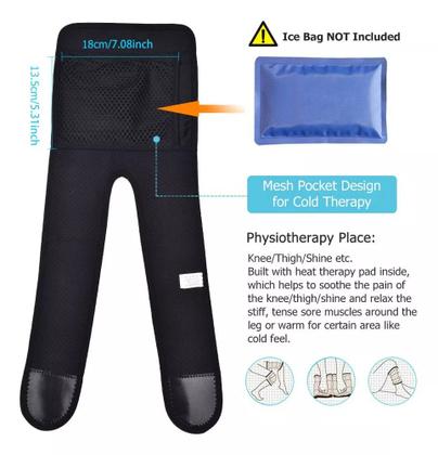 Imagem de Super Joelheira Aquecimento Elétrica Massagem Terapêutica