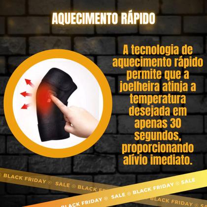 Imagem de Super Joelheira Aquecimento Elétrica Massagem Terapêutica