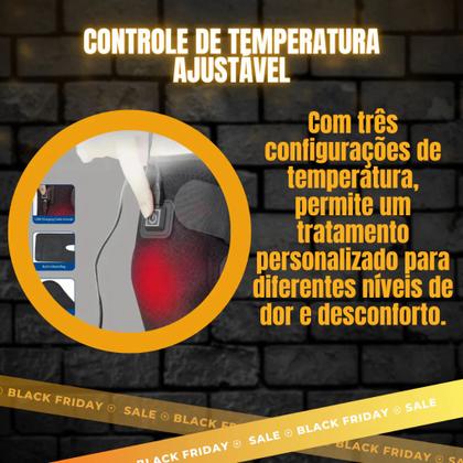 Imagem de Super Joelheira Aquecimento Elétrica Massagem Terapêutica