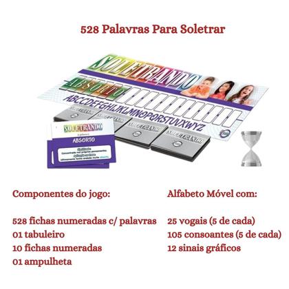 Imagem de Super Jogo Pedagógico Soletrando Estimula Raciocínio Lógico