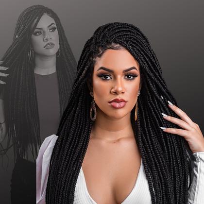 Imagem de Super Jumbão Ser Mulher Cores Diversas 399 Gramas Para Tranças Box Braids Nagô Twist 65 cm