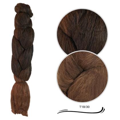 Imagem de Super Jumbão Ser Mulher Cores Diversas 399 Gramas Para Tranças Box Braids Nagô Twist 65 cm