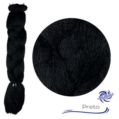 Imagem de Super Jumbão Ser Mulher Cores Diversas 399 Gramas Para Tranças Box Braids Nagô Twist 65 cm