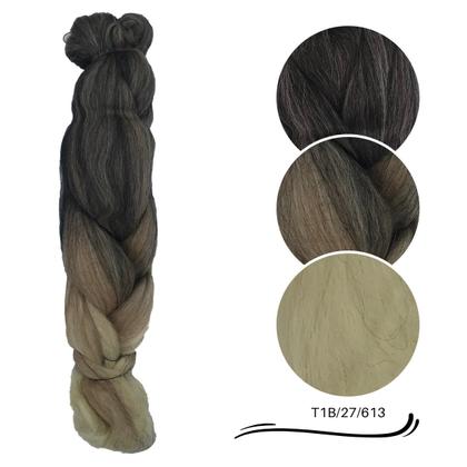 Imagem de Super Jumbão Ser Mulher Cores Diversas 399 Gramas Para Tranças Box Braids Nagô Twist 65 cm