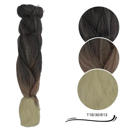 Imagem de Super Jumbão Ser Mulher Cores Diversas 399 Gramas Para Tranças Box Braids Nagô Twist 65 cm