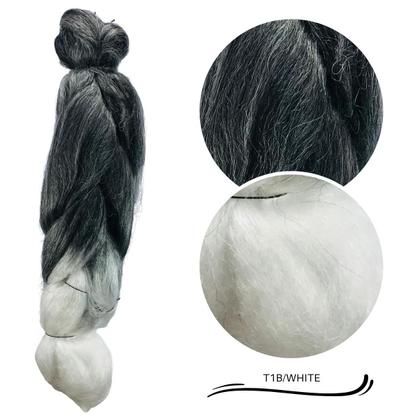 Imagem de Super Jumbão Ser Mulher Cores Diversas 399 Gramas Para Tranças Box Braids Nagô Twist 65 cm