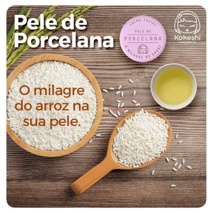 Imagem de Super Kit 2 Creme Facial Pele de Porcelana Kokeshi Milagre do arroz 30g