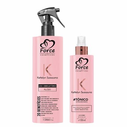 Imagem de Super Kit Bomba de Vitaminas Force Cosméticos  Crescimento, Força e Nutrição Completa