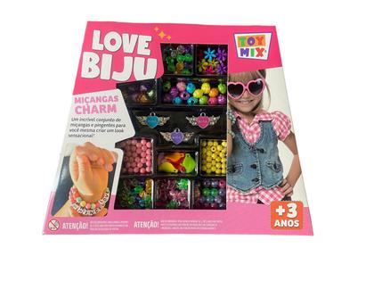 Imagem de Super Kit Pulseira Infantil Miçangas coloridas Brinquedo