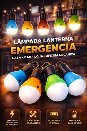 Imagem de Super Lâmpada Led Camping Pesca Trilhas Regulável 3 Modos A Prova Dágua Barraca Área Externa Lanterna de Emergência Portátil Gancho de Fixação