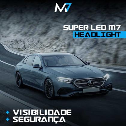 Imagem de Super LED M7 6000K Com Cooler H3 H7 H9012 HB3 HB4