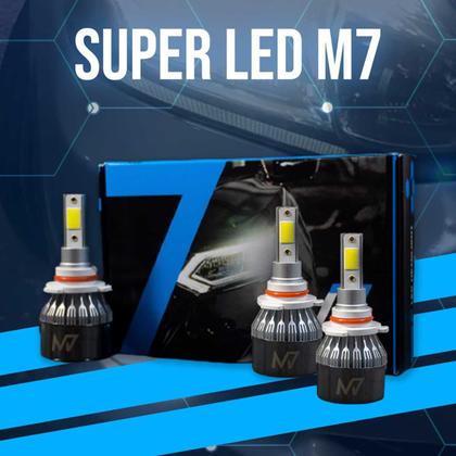 Imagem de Super LED M7 6000K Com Cooler H3 H7 H9012 HB3 HB4