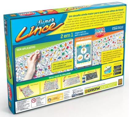 Imagem de Super Lince App Jogo de Tabuleiro Grow