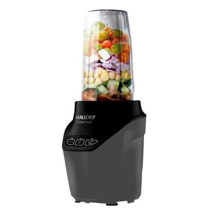 Imagem de Super Liquidificador e Processador Mallory Gourmet Preto e Chumbo 127V